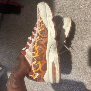 Nike Women's Orange and Brown Sneakers